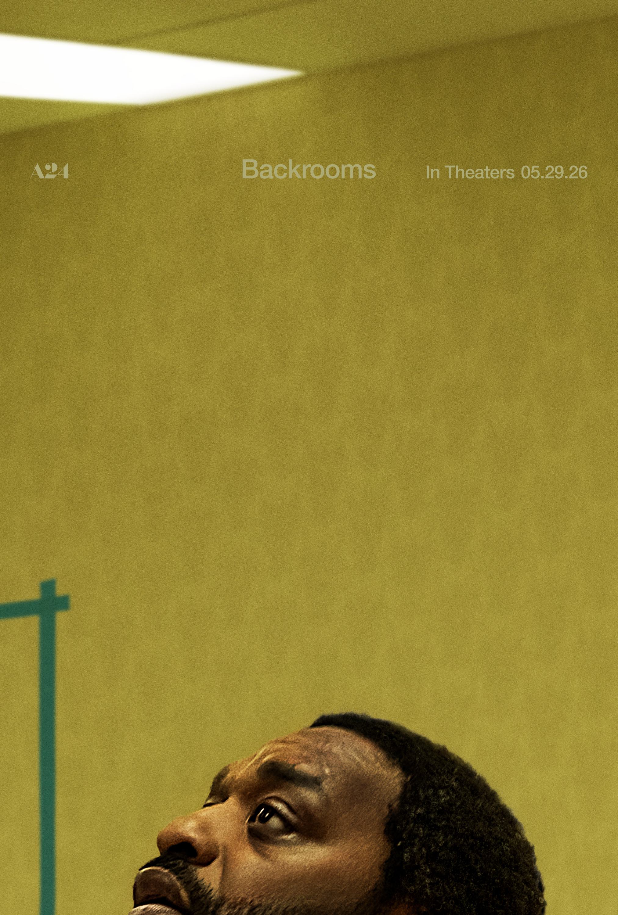 Backrooms A24 Movie Poster starring Chiwetel Ejiofor and Renate Reinsve
