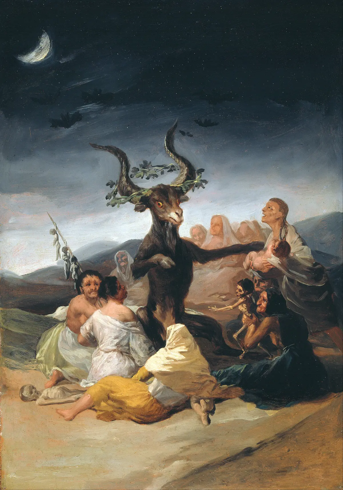 Francisco De Goya Y Lucientes Witches Sabbath Google Art Project